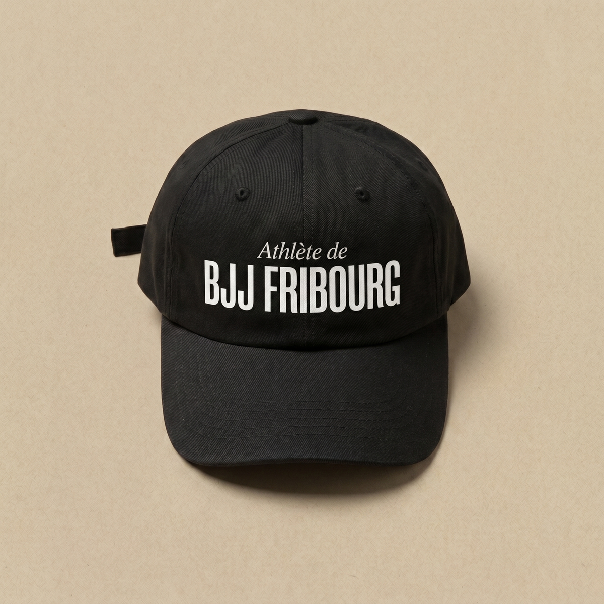 Noir - Athlete de - BJJ Fribourg Casquette