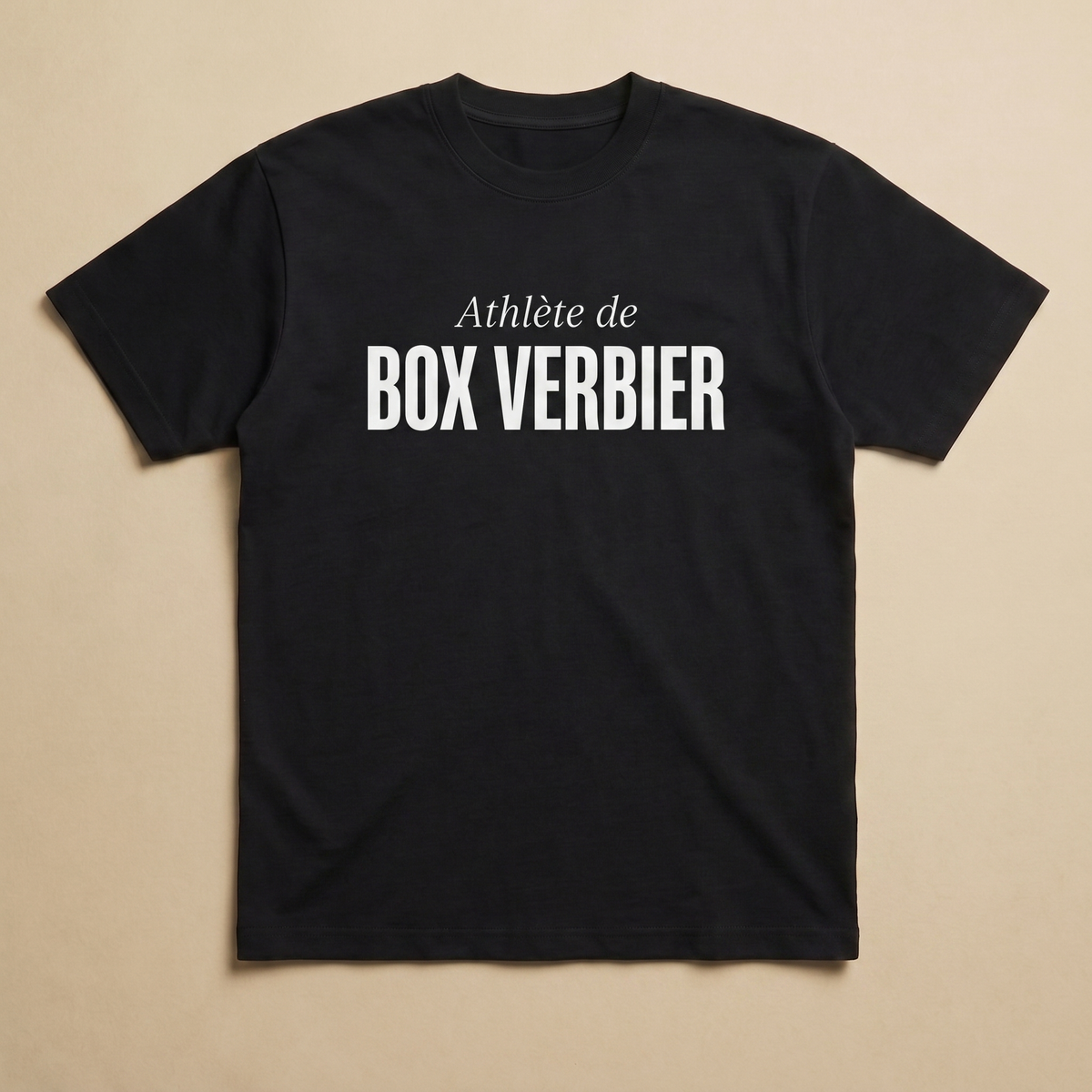 Noir - Athlete de - Box Verbier Tee