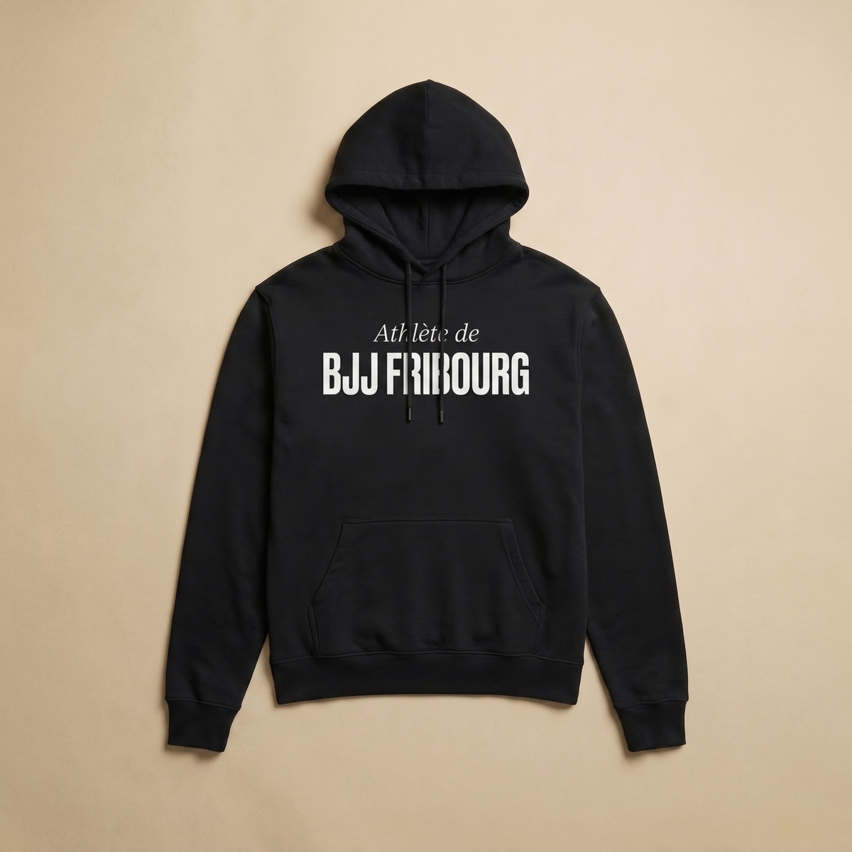 Noir - Athlete de - BJJ Fribourg Hoodie