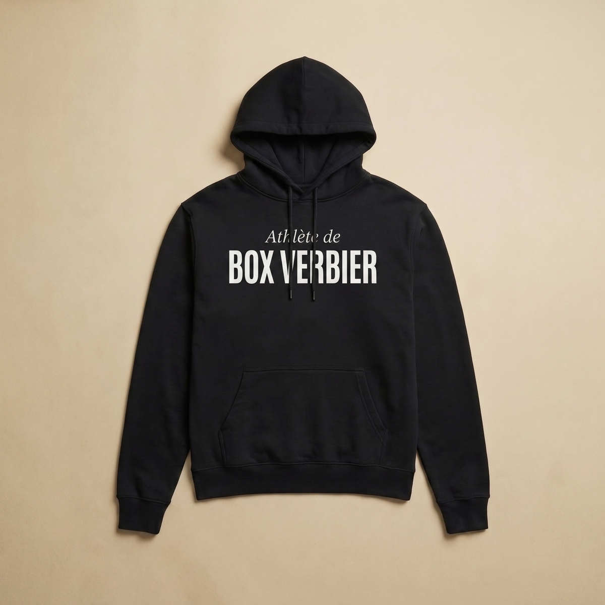 Noir - Athlete de - Box Verbier Hoodie