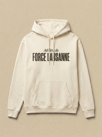 Blanc - Athlete de - Force Lausanne Hoodie