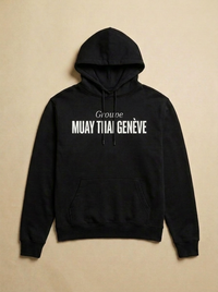Noir - Groupe - Muay Thai Geneve Hoodie