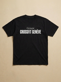 Noir - Groupe - CrossFit Geneve Tee