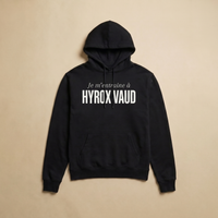 Noir - Je m'entraine a - Hyrox Vaud Hoodie