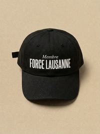 Noir - Membre - Force Lausanne Casquette